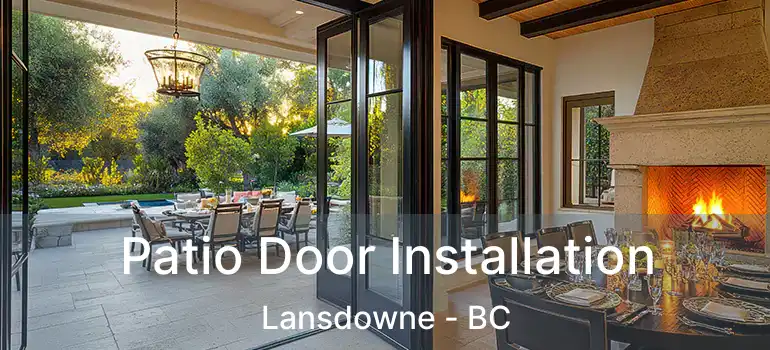  Patio Door Installation Lansdowne - BC