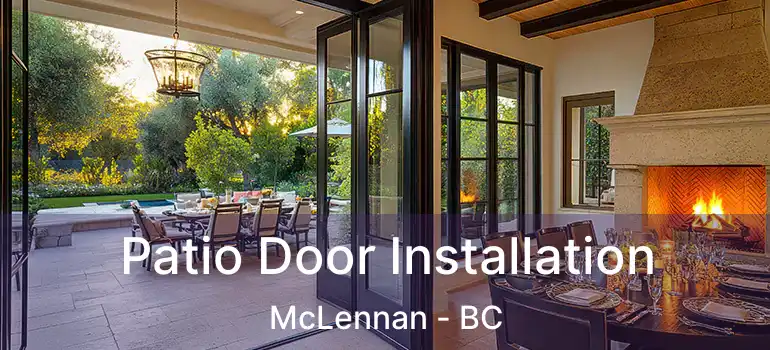  Patio Door Installation McLennan - BC