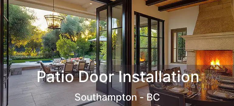  Patio Door Installation Southampton - BC