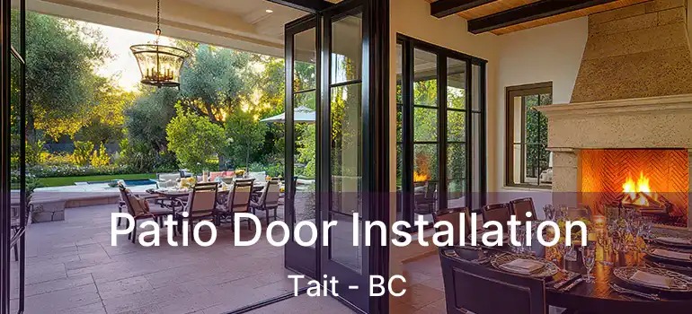  Patio Door Installation Tait - BC