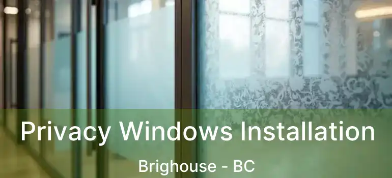  Privacy Windows Installation Brighouse - BC