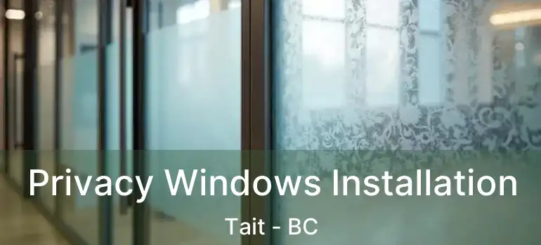  Privacy Windows Installation Tait - BC