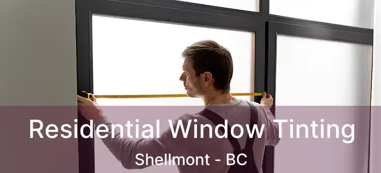  Residential Window Tinting Shellmont - BC