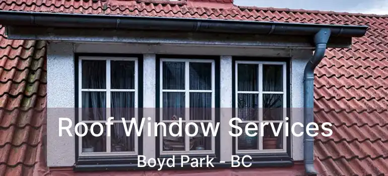  Roof Window Services Boyd Park - BC