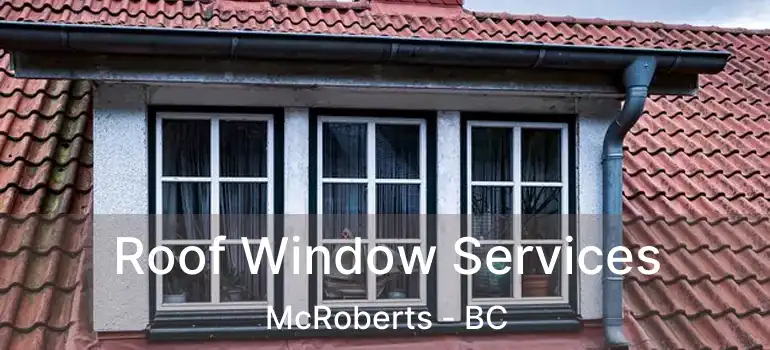  Roof Window Services McRoberts - BC