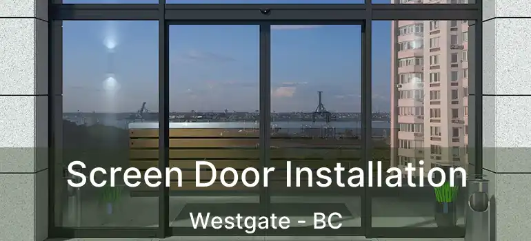  Screen Door Installation Westgate - BC