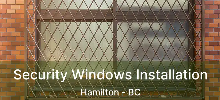  Security Windows Installation Hamilton - BC