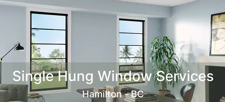  Single Hung Window Services Hamilton - BC