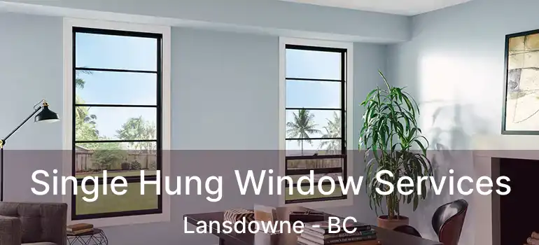  Single Hung Window Services Lansdowne - BC