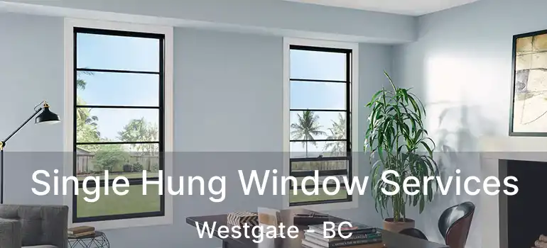  Single Hung Window Services Westgate - BC