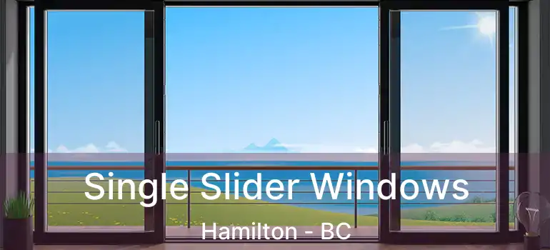  Single Slider Windows Hamilton - BC