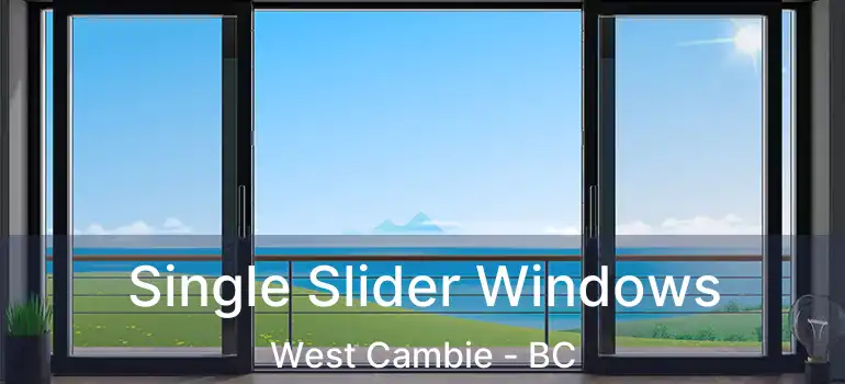  Single Slider Windows West Cambie - BC