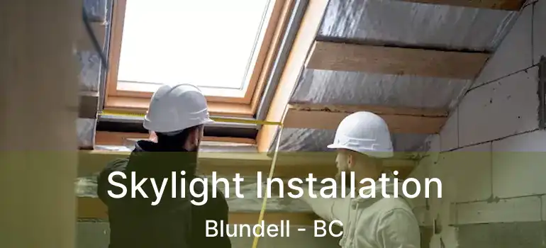  Skylight Installation Blundell - BC