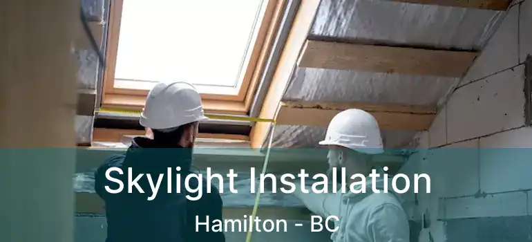  Skylight Installation Hamilton - BC