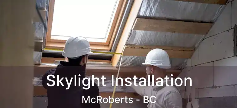  Skylight Installation McRoberts - BC