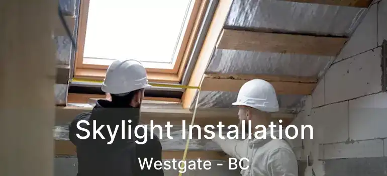  Skylight Installation Westgate - BC