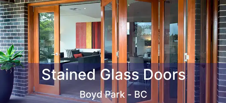  Stained Glass Doors Boyd Park - BC