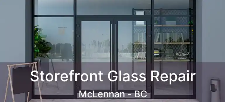  Storefront Glass Repair McLennan - BC