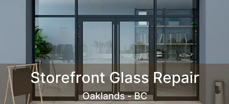  Storefront Glass Repair Oaklands - BC