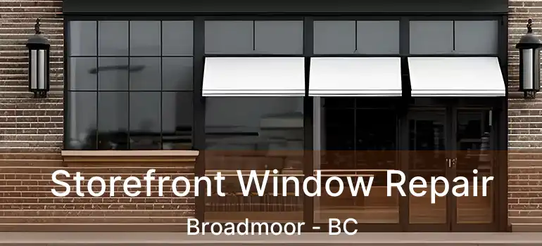  Storefront Window Repair Broadmoor - BC