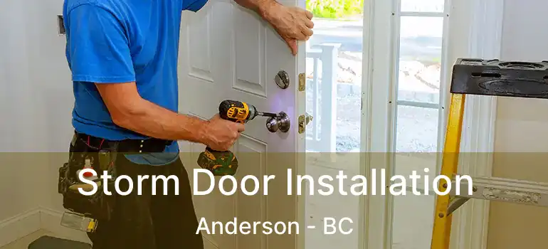  Storm Door Installation Anderson - BC