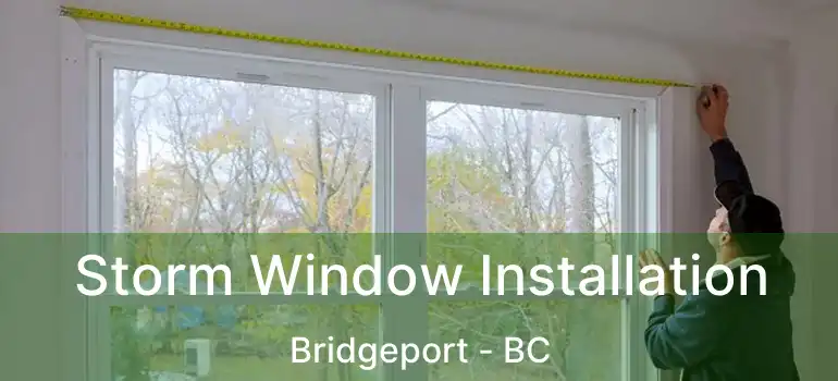  Storm Window Installation Bridgeport - BC
