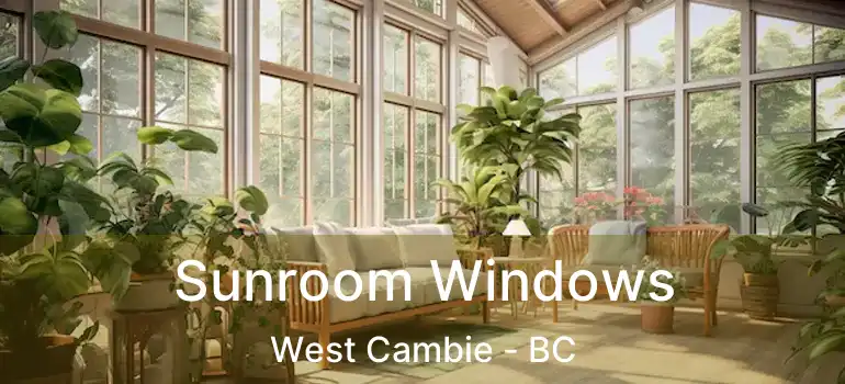  Sunroom Windows West Cambie - BC