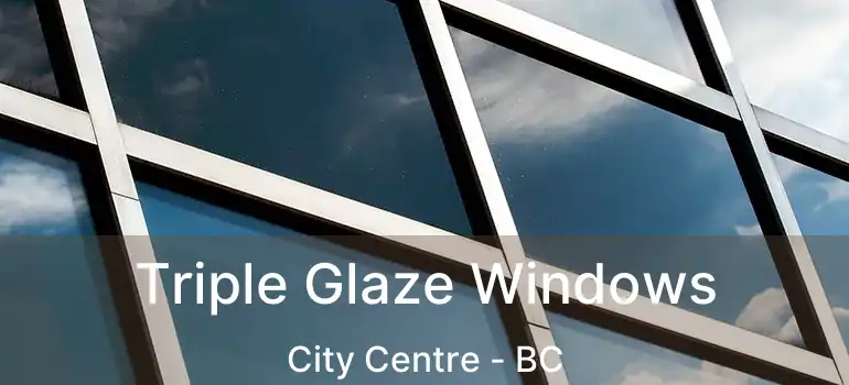  Triple Glaze Windows City Centre - BC