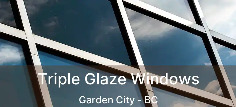  Triple Glaze Windows Garden City - BC