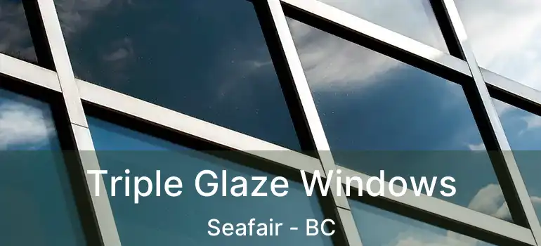  Triple Glaze Windows Seafair - BC