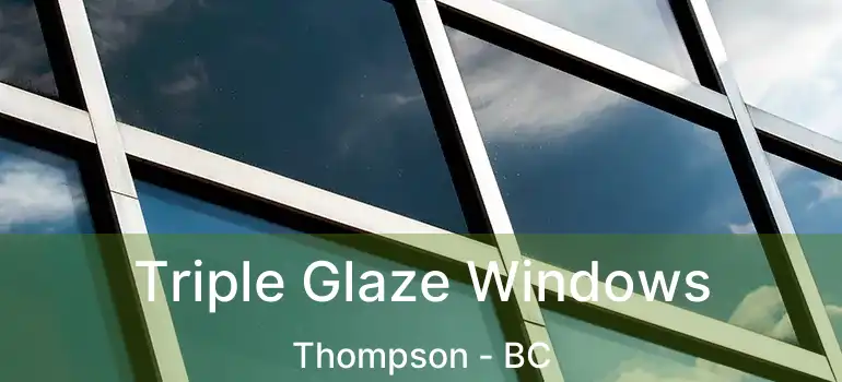  Triple Glaze Windows Thompson - BC