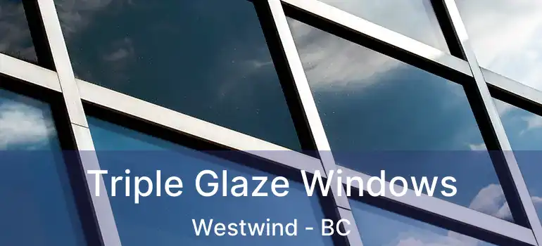  Triple Glaze Windows Westwind - BC