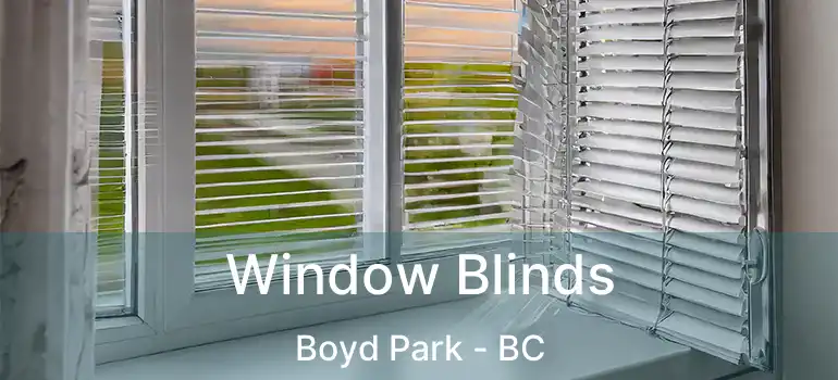  Window Blinds Boyd Park - BC