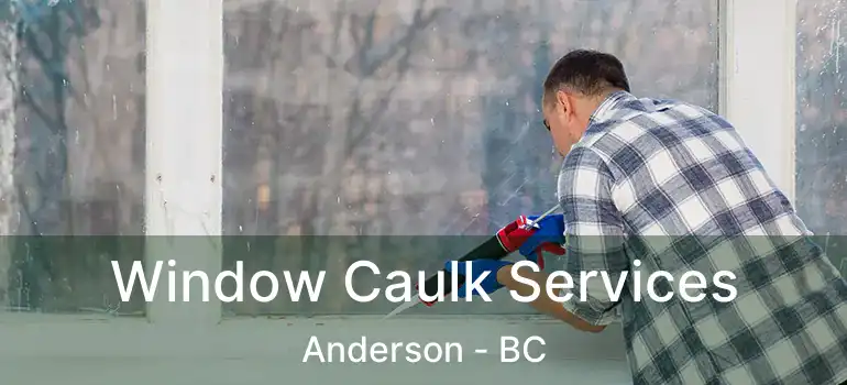  Window Caulk Services Anderson - BC