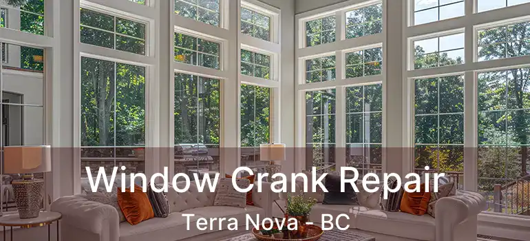  Window Crank Repair Terra Nova - BC