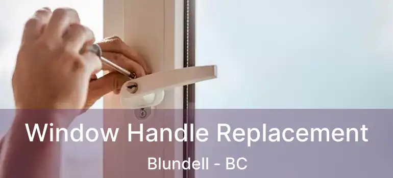  Window Handle Replacement Blundell - BC