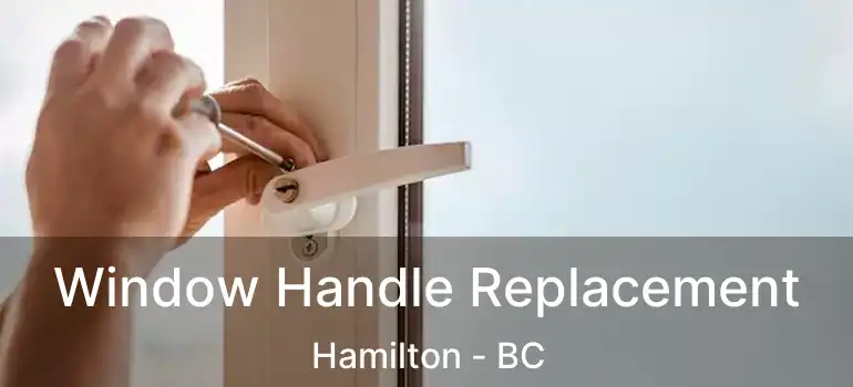  Window Handle Replacement Hamilton - BC
