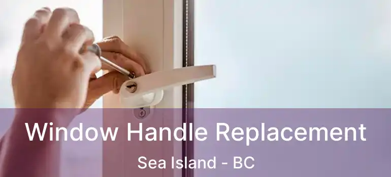  Window Handle Replacement Sea Island - BC