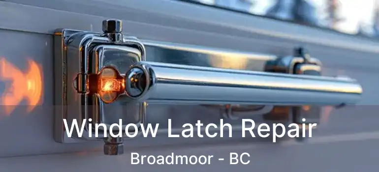  Window Latch Repair Broadmoor - BC