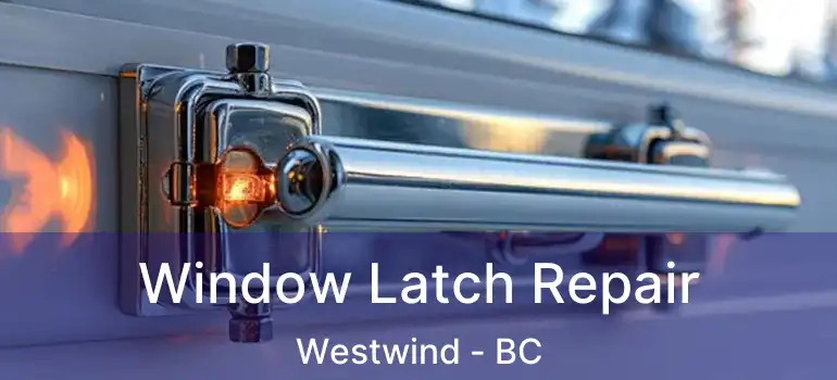  Window Latch Repair Westwind - BC