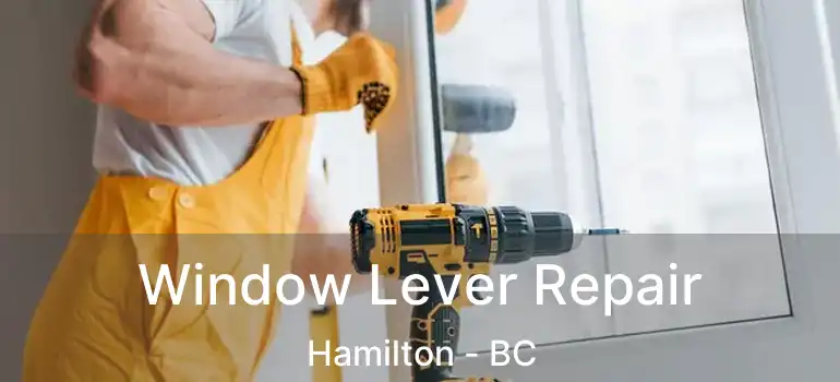  Window Lever Repair Hamilton - BC