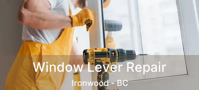  Window Lever Repair Ironwood - BC