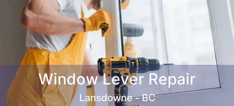  Window Lever Repair Lansdowne - BC
