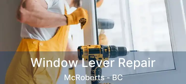 Window Lever Repair McRoberts - BC