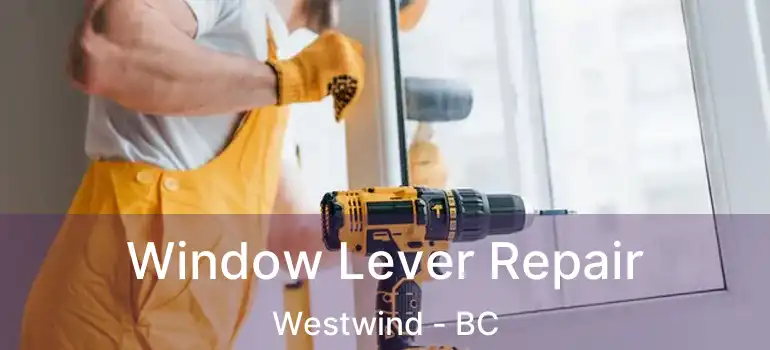  Window Lever Repair Westwind - BC