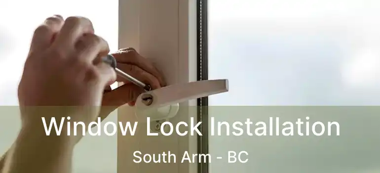  Window Lock Installation South Arm - BC