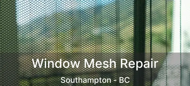  Window Mesh Repair Southampton - BC