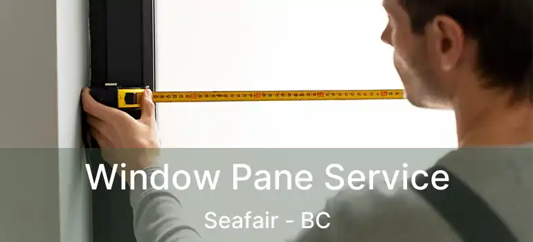  Window Pane Service Seafair - BC