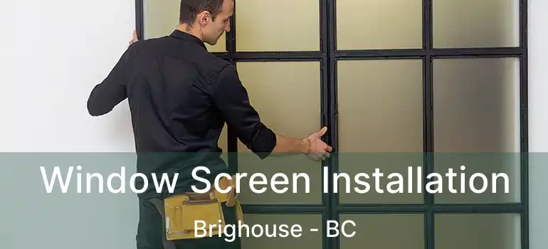  Window Screen Installation Brighouse - BC