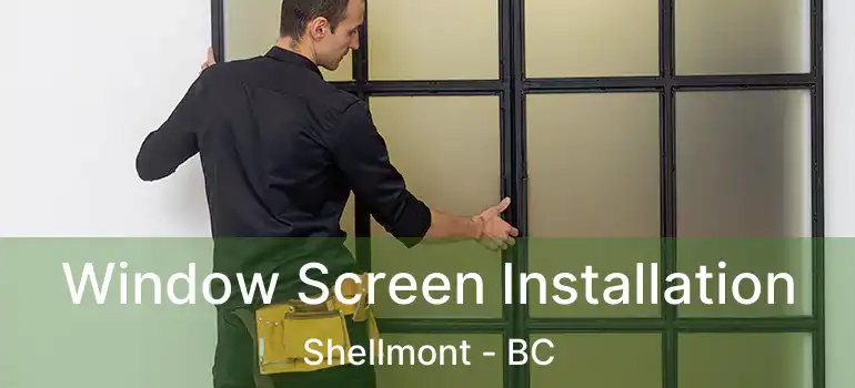  Window Screen Installation Shellmont - BC